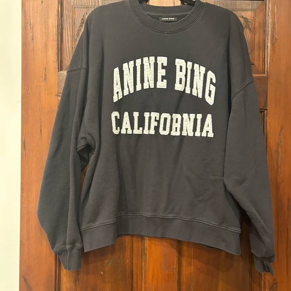 🖤ANINE BING Miles Sweatshirt in vintage black. size small. - Picture 2 of 2